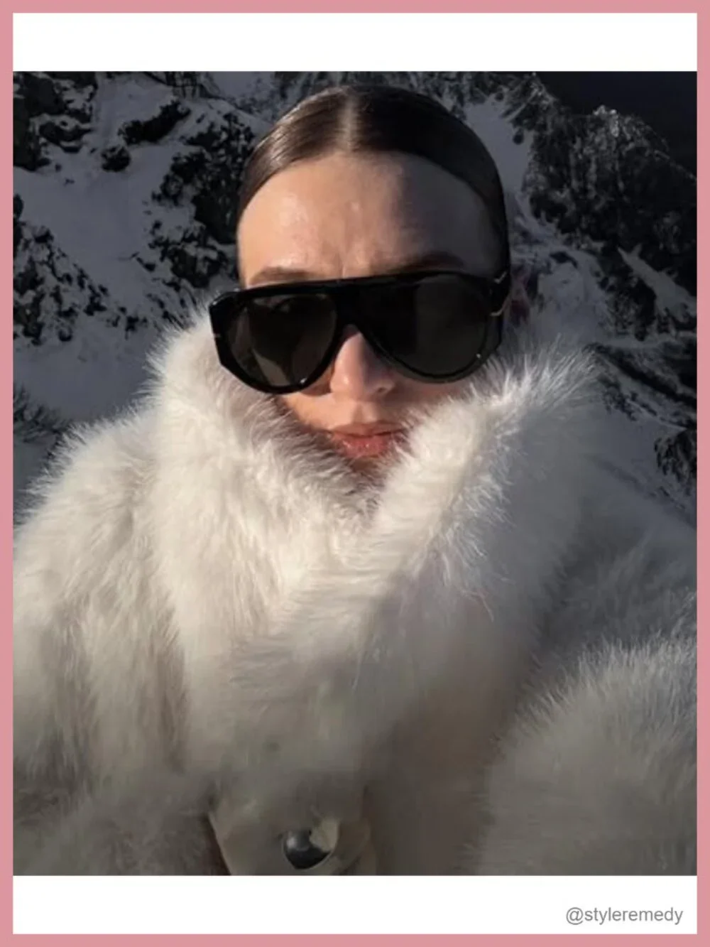 Oversized Aviator Sunglasses for Women Trendy Wide Frame Shades UV400
